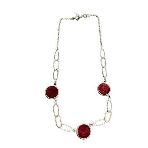 925 Sterling Silver Chainlink Necklace - Picture 1 of 7